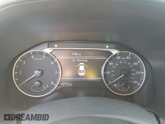 2024 Nissan Altima SR with VIN 1N4BL4CV3RN414944, listed as a Copart auction lot 80497634 with 4,313 mi miles and Salvage title. Bid and sale history available at DreamBid. Image 9.
