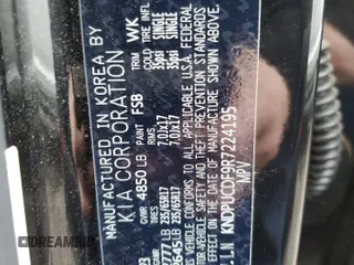2024 Kia Sportage LX with VIN KNDPUCDF9R7224195, listed as a Copart auction lot 45720805 with Not Provided miles and Salvage Title. Bid and sale history available at DreamBid. Image 13.