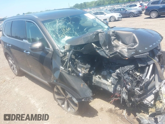 2020 Kia Telluride S with VIN 5XYP6DHC4LG085717, listed as a IAAI auction lot 42436243 with 56,930 mi miles and . Bid and sale history available at DreamBid. Image 1.