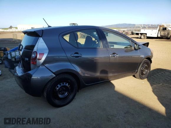 2012 Toyota Prius One with VIN JTDKDTB34C1522795, listed as a Copart auction lot 42779115 with 80,581 mi miles and Salvage Title. Bid and sale history available at carsss.com. Image 3.