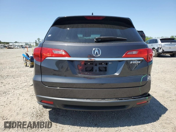 2015 Acura RDX with VIN 5J8TB3H34FL004097, listed as a Copart auction lot 52147445 with 74,594 mi miles and Salvage Title. Bid and sale history available at DreamBid. Image 6.
