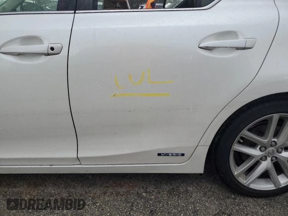 2017 Lexus CT with VIN JTHKD5BH1H2281107, listed as a Copart auction lot 74105824 with 0 mi miles and Salvage Title. Bid and sale history available at carsss.com. Image 12.