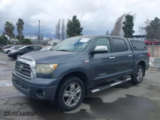 2007 Toyota Tundra LTD with VIN 5TFEV58137X032038, listed as a IAAI auction lot 41788992 with 120,600 mi miles. Bid and sale history available at carsss.com. Image 6.