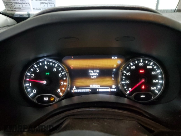 2015 Jeep Renegade Limited with VIN ZACCJBDT4FPB38928, listed as a Copart auction lot 54551955 with 15,689 mi miles and Salvage Title. Bid and sale history available at DreamBid. Image 9.