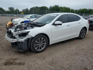 2020 Acura TLX with VIN 19UUB1F39LA003806, listed as a Copart auction lot 59588425 with 131,997 mi miles and Salvage title. Bid and sale history available at DreamBid. Image 1.