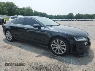 2012 Audi A7 Prestige with VIN WAU2GAFC1CN081915, listed as a Copart auction lot 59494105 with 169,556 mi miles and Salvage title. Bid and sale history available at DreamBid. Image 4.