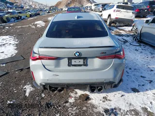 2022 BMW M4 Competition xDrive with VIN WBS43AZ04NCJ28077, listed as a IAAI auction lot 41183055 with 21,210 mi miles. Bid and sale history available at carsss.com. Image 16.