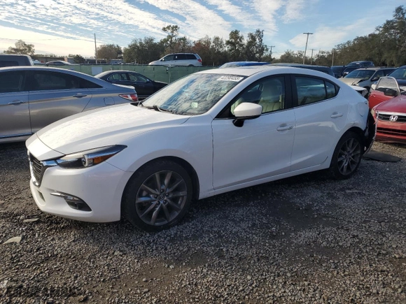 2018 Mazda Mazda3 4-Door Grand Touring with VIN 3MZBN1W35JM180718, listed as a Copart auction lot 42290455 with 51,632 mi miles and Salvage Title. Bid and sale history available at carsss.com. Image 1.