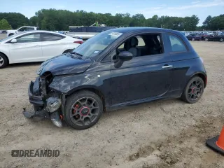 2015 FIAT 500 Sport with VIN 3C3CFFBR6FT619843, listed as a Copart auction lot 57978805 with 89,289 mi miles and Clean title. Bid and sale history available at DreamBid. Image 1.