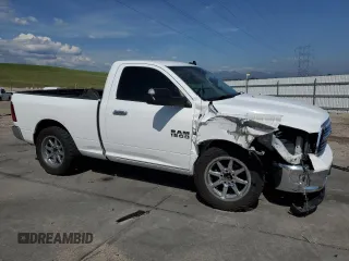 2016 Ram 1500 Big Horn with VIN 3C6JR7BT3GG122858, listed as a Copart auction lot 57103695 with 143,288 mi miles and Salvage title. Bid and sale history available at DreamBid. Image 4.