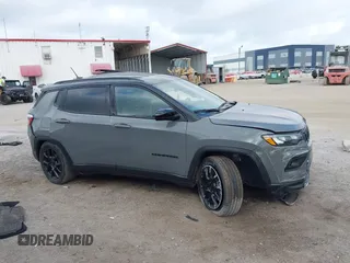 2023 Jeep Compass Latitude with VIN 3C4NJDBN8PT548652, listed as a IAAI auction lot 41572378 with 48,192 mi miles and . Bid and sale history available at carsss.com. Image 13.