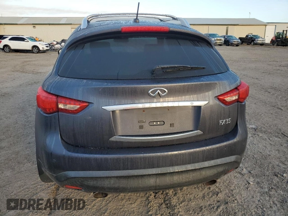 2011 Infiniti FX35 with VIN JN8AS1MW9BM733456, listed as a Copart auction lot 79084084 with 0 mi miles and Salvage Title. Bid and sale history available at carsss.com. Image 6.