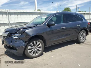 2014 Acura MDX Technology z VIN 5FRYD4H41EB037975, wystawiony jako Copart lot #63296645 z przebiegiem 53 026 mil mil oraz Szkoda całkowita • Salvage title. Historia ofert i sprzedaży dostępna na DreamBid. Obrazek 1.