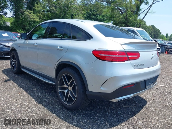2016 Mercedes-Benz GLE 450 AMG with VIN 4JGED6EB4GA023448, listed as a IAAI auction lot 42618802 with 58,749 mi miles and . Bid and sale history available at DreamBid. Image 3.
