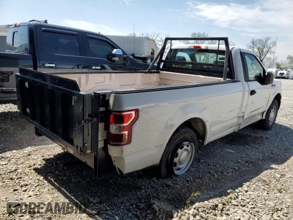 2019 Ford F-150 XL with VIN 1FTMF1CB0KKD11468, listed as a Copart auction lot 53828475 with 138,116 mi miles and Salvage Title. Bid and sale history available at carsss.com. Image 3.