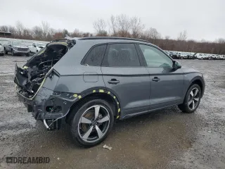 2023 Audi Q5 S line Prestige with VIN WA1FAAFY9P2143337, listed as a Copart auction lot 47978705 with 25,622 mi miles and Salvage Title. Bid and sale history available at carsss.com. Image 3.