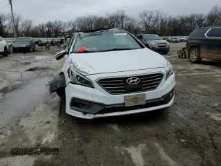 2015 Hyundai Sonata Sport with VIN 5NPE34AB0FH083851, listed as a Copart auction lot 44110145 with Not Provided miles and Salvage Title. Bid and sale history available at carsss.com. Image 10.