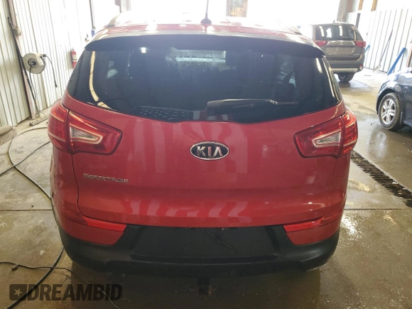 2012 Kia Sportage LX with VIN KNDPBCA2XC7221238, listed as a Copart auction lot 53683495 with 217,313 mi miles and Salvage Title. Bid and sale history available at DreamBid. Image 6.