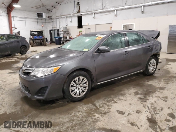 2014 Toyota Camry L with VIN 4T4BF1FK4ER443839, listed as a Copart auction lot 41496605 with 129,023 mi miles and Salvage Title. Bid and sale history available at DreamBid. Image 1.