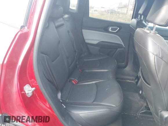 2023 Jeep Compass (RED) Edition with VIN 3C4NJDCN9PT551512, listed as a IAAI auction lot 40638010 with 28,096 mi miles and . Bid and sale history available at carsss.com. Image 8.