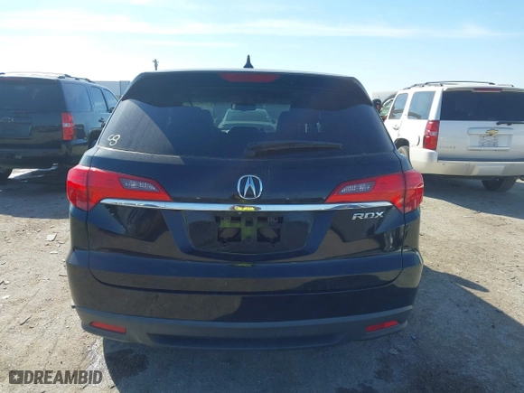 2015 Acura RDX Tech Pkg with VIN 5J8TB3H54FL010757, listed as a IAAI auction lot 41557233 with 108,935 mi miles. Bid and sale history available at carsss.com. Image 16.