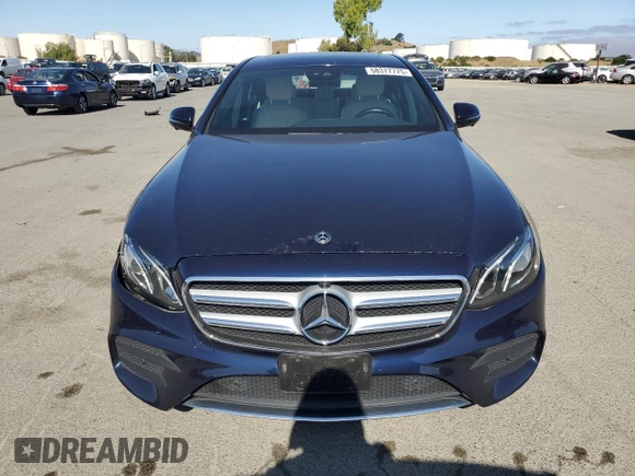 2019 Mercedes-Benz E 300 with VIN WDDZF4JBXKA596623, listed as a Copart auction lot 58377775 with 44,951 mi miles and Salvage title. Bid and sale history available at DreamBid. Image 5.