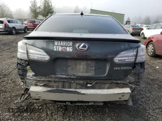 2011 Lexus HS 250h with VIN JTHBB1BA7B2047983, listed as a Copart auction lot 81816534 with 120,799 mi miles and Salvage Title. Bid and sale history available at carsss.com. Image 6.