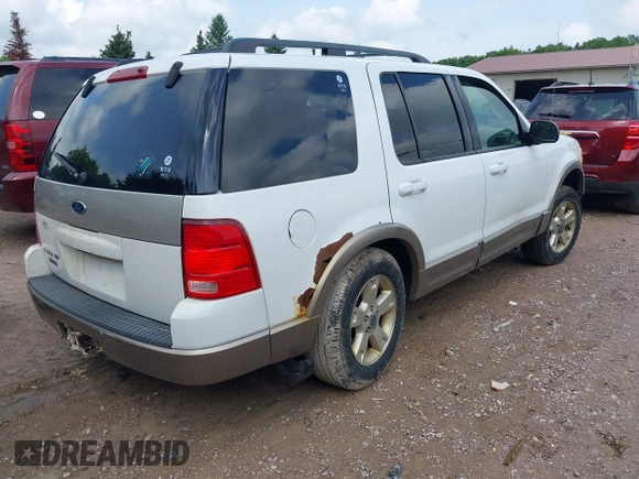 2003 Ford Explorer Eddie Bauer z VIN 1FMDU74K83UC53876, wystawiony jako IAAI lot #42502303 z przebiegiem 270 816 mil mil oraz . Historia ofert i sprzedaży dostępna na DreamBid. Obrazek 4.