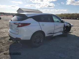 2021 Acura RDX w/A-Spec Package with VIN 5J8TC2H60ML031795, listed as a Copart auction lot 52299185 with 81,351 mi miles and Salvage Title. Bid and sale history available at DreamBid. Image 3.