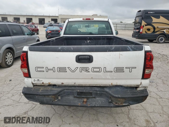 2006 Chevrolet Silverado 1500 Work Truck with VIN 1GCEC14V66E271939, listed as a Copart auction lot 72271074 with 245,926 mi miles and Salvage Title. Bid and sale history available at carsss.com. Image 6.