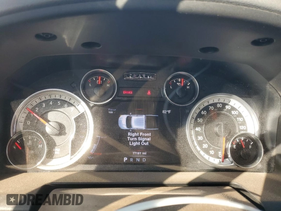 2014 Ram 1500 Lone Star with VIN 1C6RR6LG2ES456741, listed as a Copart auction lot 80767874 with 77,181 mi miles and Salvage title. Bid and sale history available at DreamBid. Image 9.