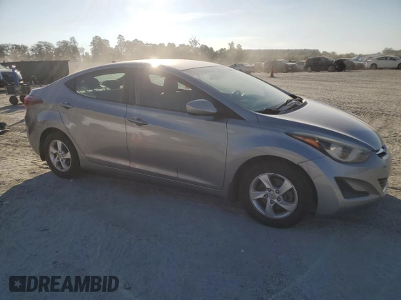 2015 Hyundai Elantra SE with VIN 5NPDH4AE3FH602138, listed as a Copart auction lot 66359925 with 161,687 mi miles and Clean title. Bid and sale history available at DreamBid. Image 4.