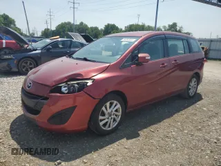 2014 Mazda 5 Sport z VIN JM1CW2BL0E0171756, wystawiony jako Copart lot #59283955 z przebiegiem 113 320 mil mil oraz Szkoda całkowita • Salvage title. Historia ofert i sprzedaży dostępna na DreamBid. Obrazek 1.