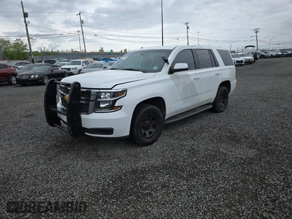 2018 Chevrolet Tahoe Commercial z VIN 1GNSKDEC6JR359306, wystawiony jako Copart lot #57100015 z przebiegiem 154 075 mil mil oraz Czysty tytuł • Clean title. Historia ofert i sprzedaży dostępna na DreamBid. Obrazek 1.