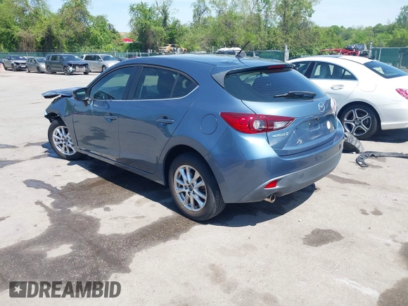 2015 Mazda 3 i Touring with VIN 3MZBM1L79FM187074, listed as a IAAI auction lot 42147375 with 23,394 mi miles and . Bid and sale history available at DreamBid. Image 3.