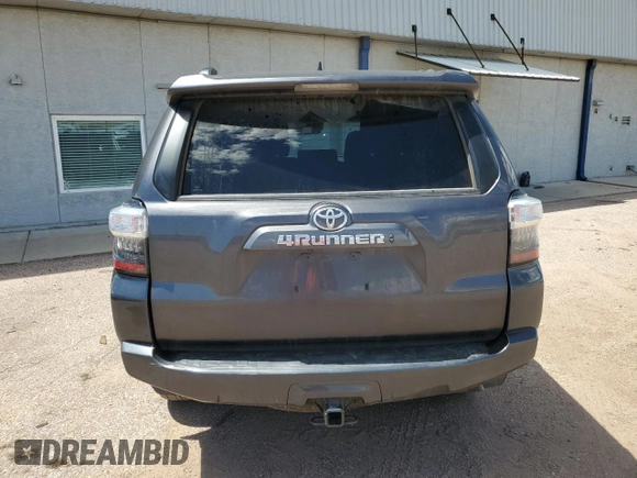 2022 Toyota 4Runner SR5 with VIN JTEMU5JR2N6008066, listed as a Copart auction lot 66622614 with 24,378 mi miles and Salvage title. Bid and sale history available at DreamBid. Image 6.