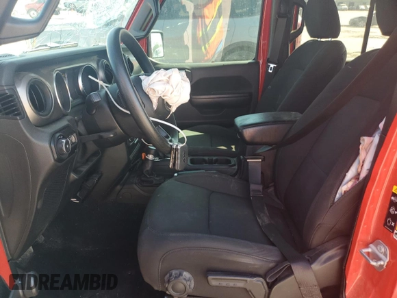 2020 Jeep Wrangler Unlimited Sport с VIN 1C4HJXDG6LW278287, выставлен на аукционе Copart как лот 54019895 с пробегом 60 156 миль миль и Списание • Salvage title. История ставок и продаж доступна на DreamBid. Изображение 7.