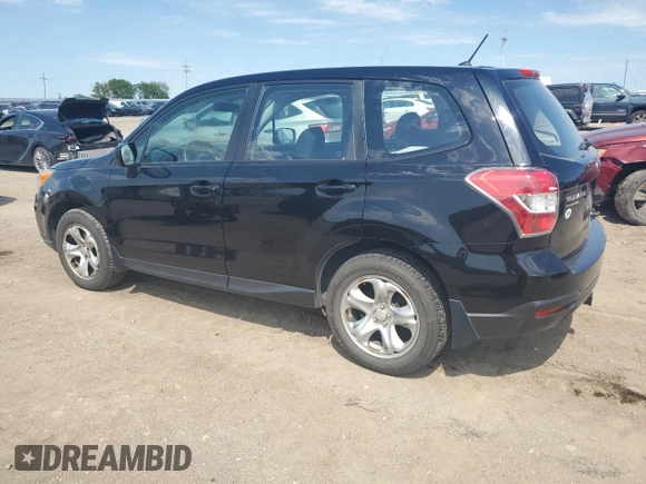 2015 Subaru Forester 2.5i with VIN JF2SJAAC3FH837258, listed as a Copart auction lot 61550865 with 106,123 mi miles and Salvage title. Bid and sale history available at DreamBid. Image 2.