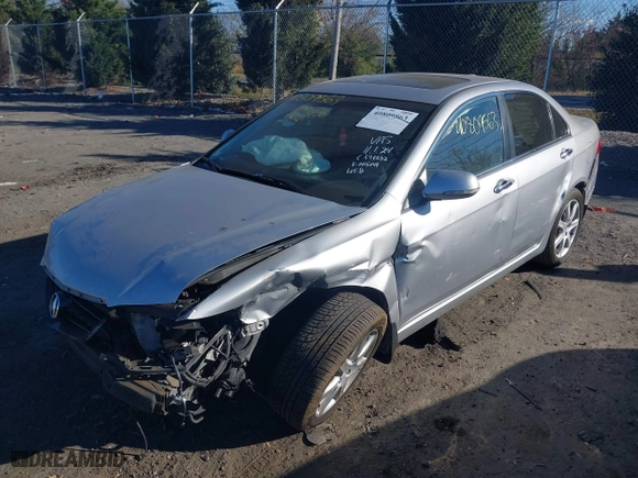 2005 Acura TSX with VIN JH4CL96955C005049, listed as a IAAI auction lot 40809563 with 140,000 mi miles. Bid and sale history available at carsss.com. Image 17.
