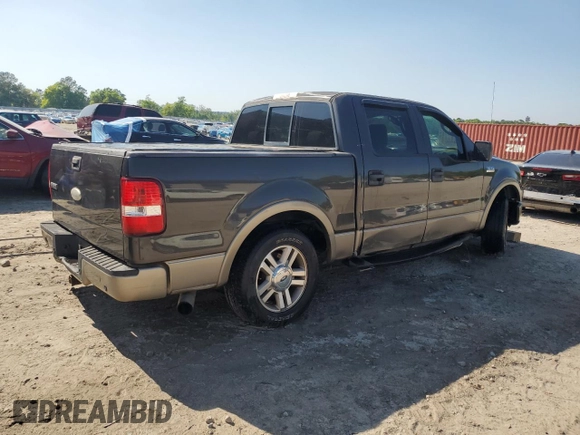 2006 Ford F-150 XLT with VIN 1FTPW12566FA46546, listed as a Copart auction lot 52697455 with 153,515 mi miles and Salvage Title. Bid and sale history available at DreamBid. Image 3.