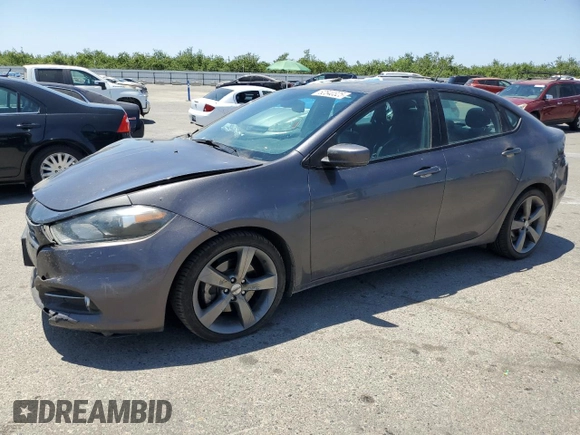 2014 Dodge Dart GT with VIN 1C3CDFEB4ED798778, listed as a Copart auction lot 62540325 with 146,911 mi miles and Salvage title. Bid and sale history available at DreamBid. Image 1.