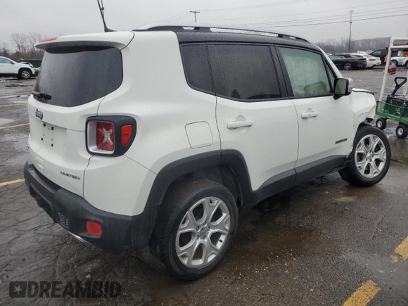 2018 Jeep Renegade Limited с VIN ZACCJBDB6JPH80597, выставлен на аукционе Copart как лот 80479044 с пробегом 174 561 миль миль и Списание • Salvage title. История ставок и продаж доступна на DreamBid. Изображение 3.