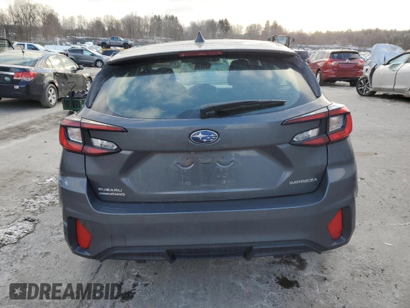 2024 Subaru Impreza Sport with VIN JF1GUAFC1R8343642, listed as a Copart auction lot 41467435 with 13,175 mi miles and Salvage Title. Bid and sale history available at carsss.com. Image 6.