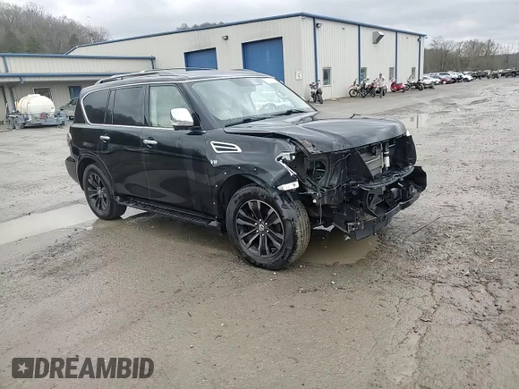 2020 Nissan Armada SL with VIN JN8AY2NC6L9617290, listed as a Copart auction lot 49095875 with 75,322 mi miles and Salvage Title. Bid and sale history available at carsss.com. Image 15.