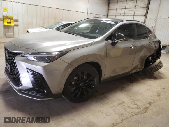 2023 Lexus NX with VIN 2T2KGCEZXPC017865, listed as a Copart auction lot 49582103 with 6,355 mi miles. Bid and sale history available at carsss.com. Image 1.