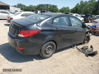 2017 Hyundai Accent SE with VIN KMHCT4AE6HU186536, listed as a Copart auction lot 53740765 with 130,430 mi miles and Salvage Title. Bid and sale history available at carsss.com. Image 3.