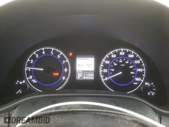 2012 Infiniti G37 Sedan Journey with VIN JN1CV6AP7CM934749, listed as a Copart auction lot 51260235 with 212,066 mi miles and Salvage Title. Bid and sale history available at carsss.com. Image 9.