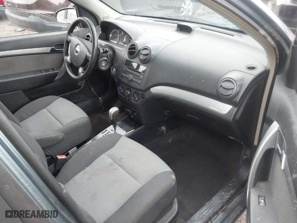 2010 Chevrolet Aveo LT w/1LT with VIN KL1TD6DE9AB094337, listed as a IAAI auction lot 41694847 with 134,478 mi miles. Bid and sale history available at carsss.com. Image 5.
