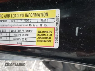 2009 Cadillac CTS RWD with VIN 1G6DV57V390115094, listed as a IAAI auction lot 40815397 with Not Provided miles and . Bid and sale history available at DreamBid. Image 9.
