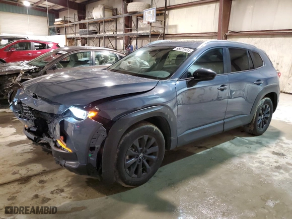 2024 Mazda CX-50 2.5 S Premium Package with VIN 7MMVABDM9RN195530, listed as a Copart auction lot 86871914 with 17,745 mi miles and Salvage Title. Bid and sale history available at carsss.com. Image 1.
